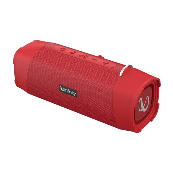 Infinity by Harman Clubz 750 Red Portable Bluetooth Speaker - Built-in Powerbank, 10 Hours Playtime, IPX7 Waterproof